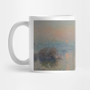 Sunset on the Seine at Lavacourt, Winter Effect by Claude Monet Mug